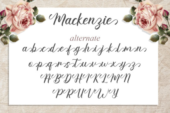 Mackenzie Font Poster 7