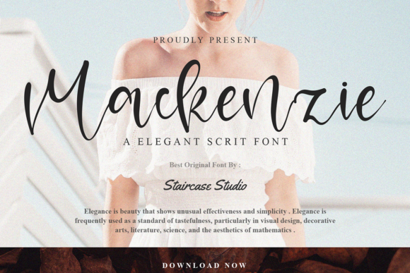 Mackenzie Font Poster 1