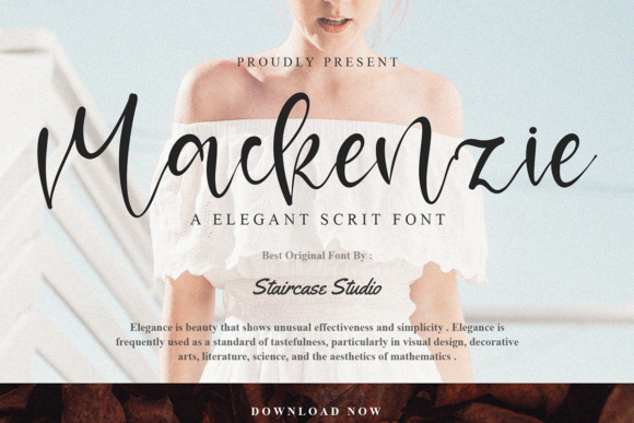 Mackenzie Font Mackenzie Font Poster 1