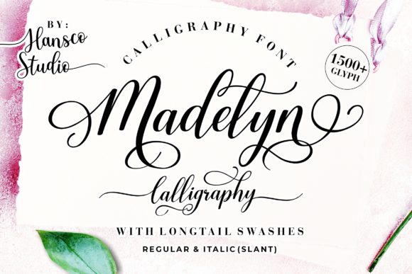 Madelyn Calligraphy Font