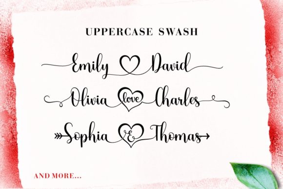 Madelyn Heart Font Poster 3