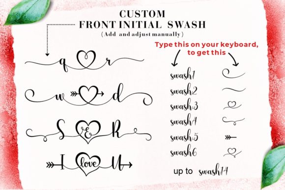 Madelyn Heart Font Poster 5