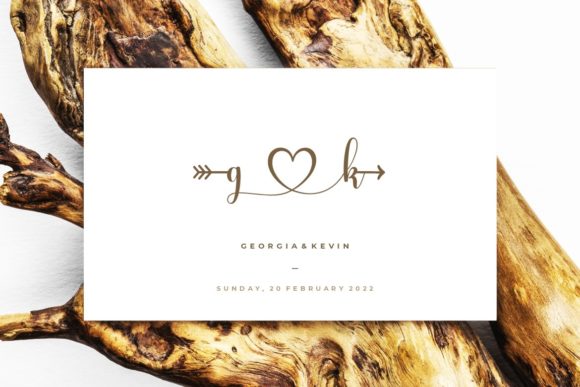 Madelyn Heart Font Poster 7