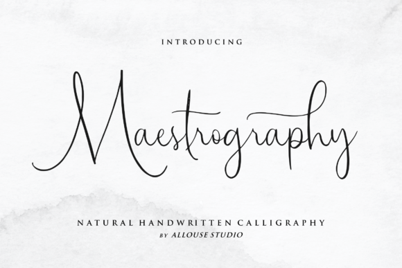 Maestrography Font