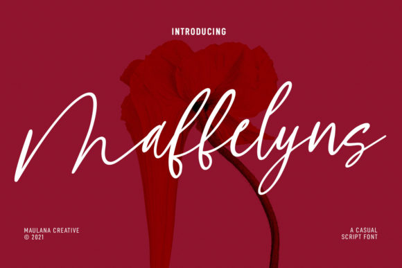 Maffelyns Font Poster 1