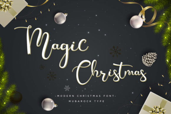 Magic Christmas Font Poster 1