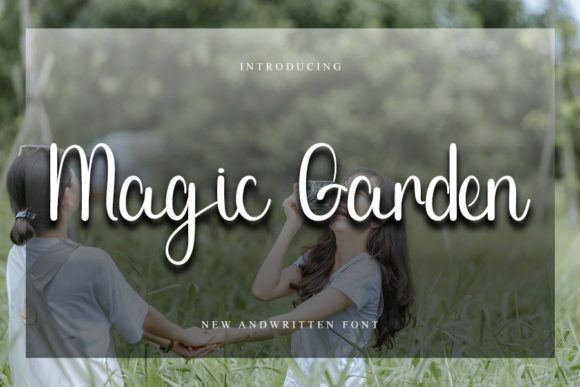 Magic Garden Font Poster 1