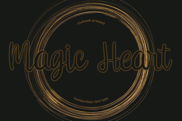 Magic Heart Font Poster 1