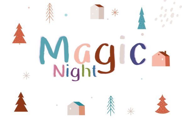 Magic Night Font Poster 1