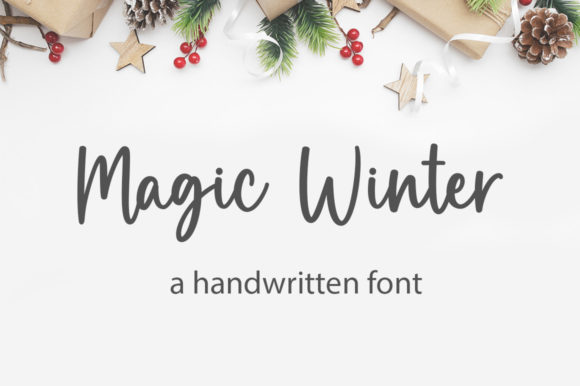 Magic Winter Font Poster 1