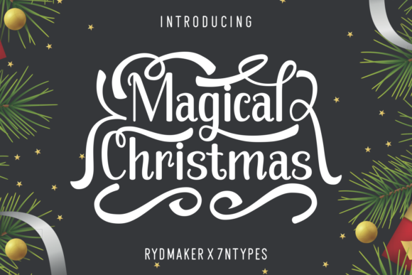 Magical Christmas Font Poster 1