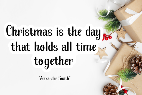Magical Christmas Font Poster 2