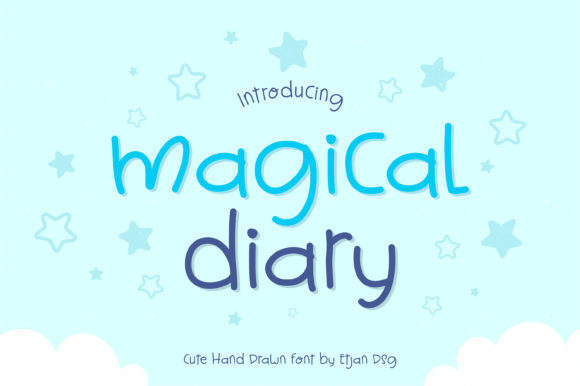 Magical Diary Font Poster 1