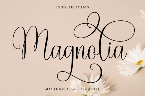 Magnolia Font Poster 1