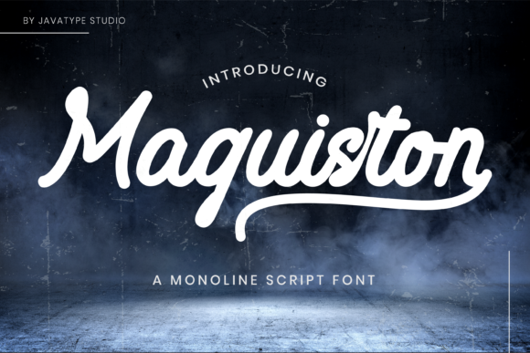 Maguiston Font Poster 1