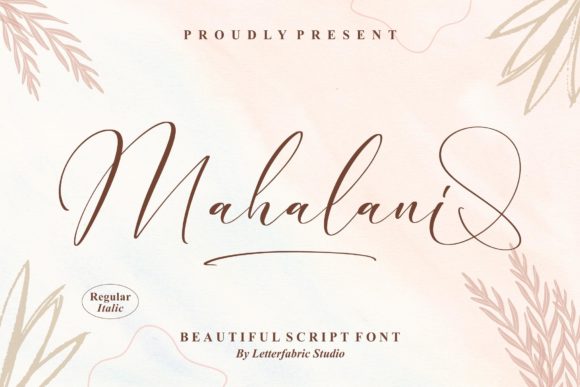 Mahalani Font Poster 1