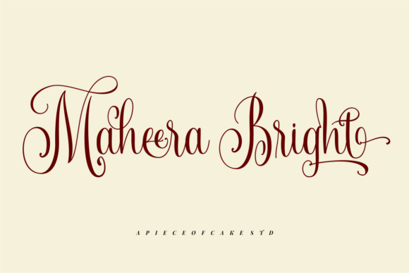 Maheera Bright Font Poster 1
