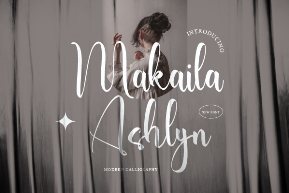 Makaila Ashlyn Font Poster 1