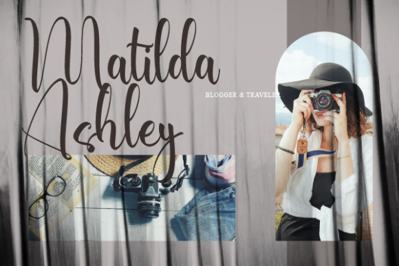 Makaila Ashlyn Font Poster 6