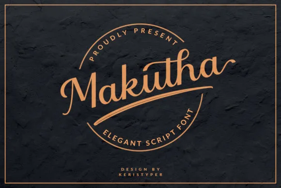 Makutha Font Makutha Font Poster 1
