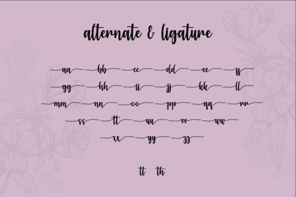 Malika Flower Shop Font Poster 7