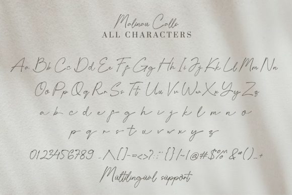 Malinau Calls Font Poster 14