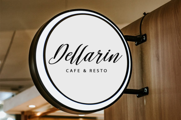 Maliska Script Font Poster 2