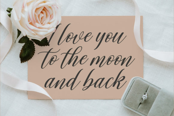 Maliska Script Font Poster 3