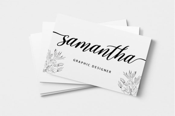 Maliska Script Font Poster 4