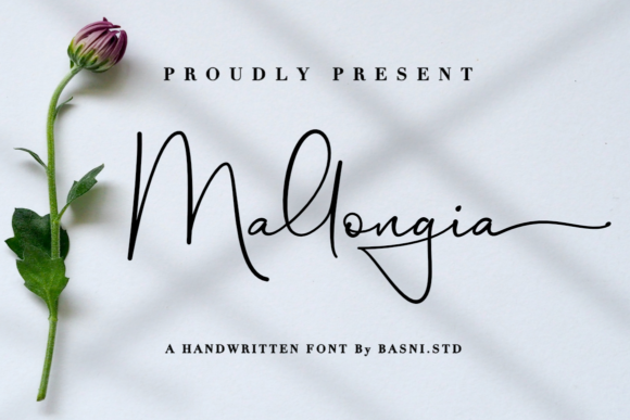 Mallongia Font Poster 1