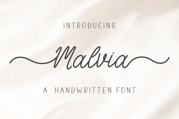 Malvia Font Poster 1