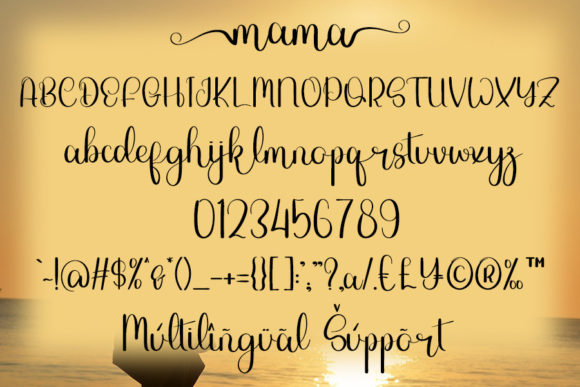 Mama Font Poster 5
