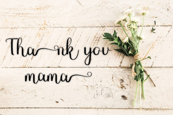 Mama Font Poster 6