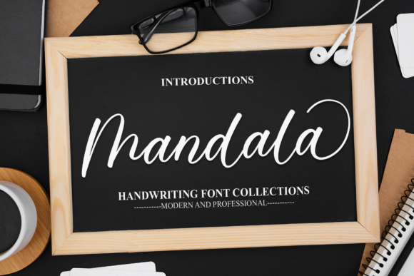 Mandala Font Mandala Font Poster 1