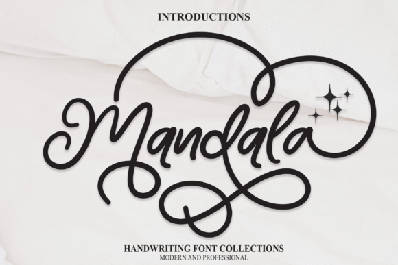 Mandala Font Poster 1