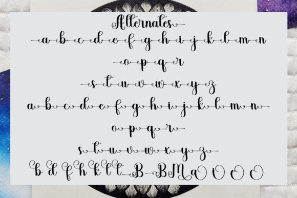 Mandala Font Poster 8