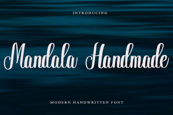 Mandala Handmade Font Poster 1