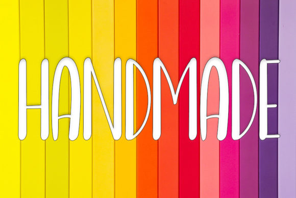 Mandala Handmade Font Poster 2