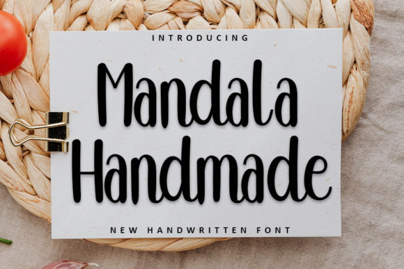 Mandala Handmade Font Poster 1