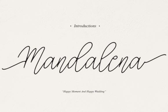 Mandalena Font Poster 1