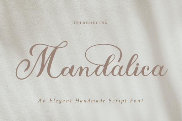 Mandalica Script Font Poster 1