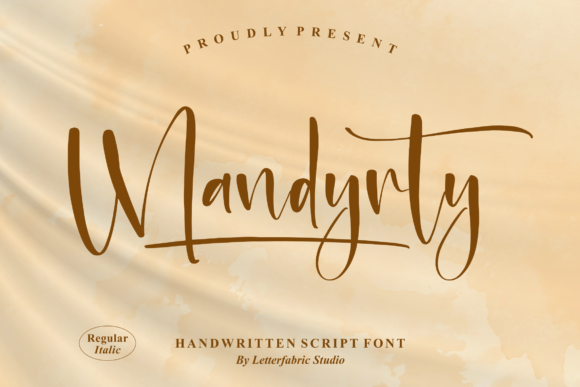 Mandyrty Font Poster 1
