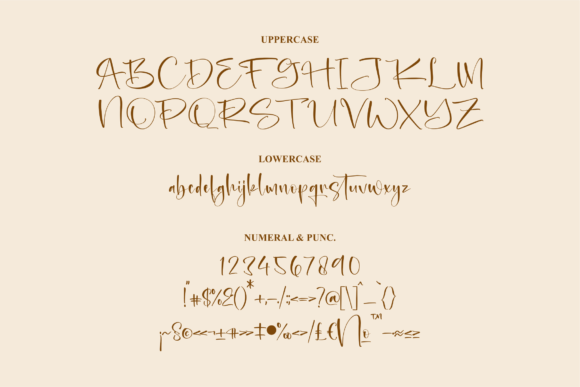 Mandyrty Font Poster 13
