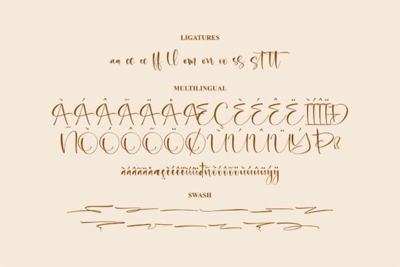 Mandyrty Font Poster 14