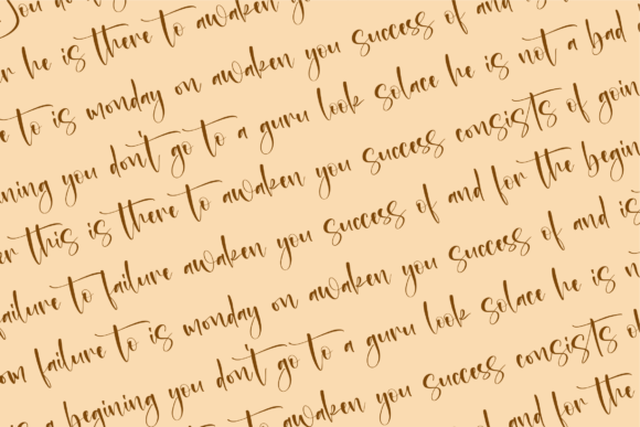 Mandyrty Font Poster 8