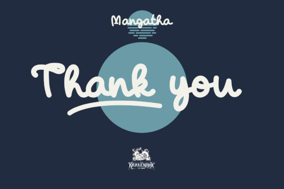 Mangatha Font Poster 12