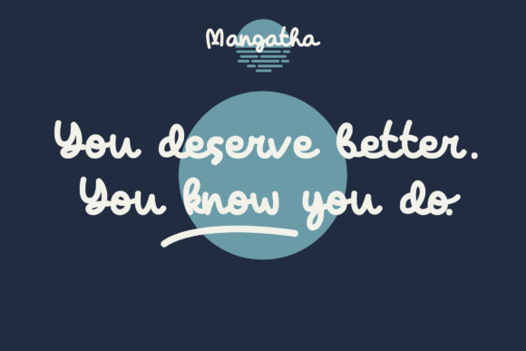 Mangatha Font Poster 3