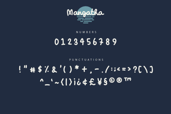 Mangatha Font Poster 9