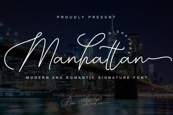 Manhattan Signature Font