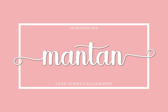 Mantan Font Poster 1